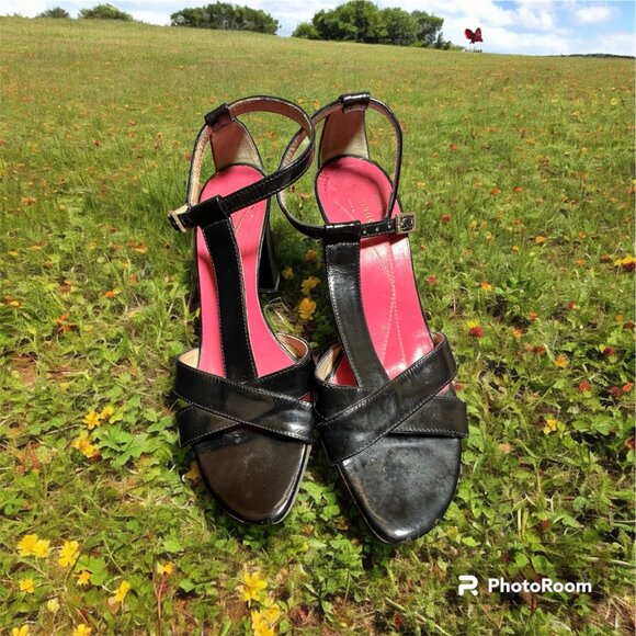 Kate Spade size 6 patent leather sandal - Picture 1 of 8